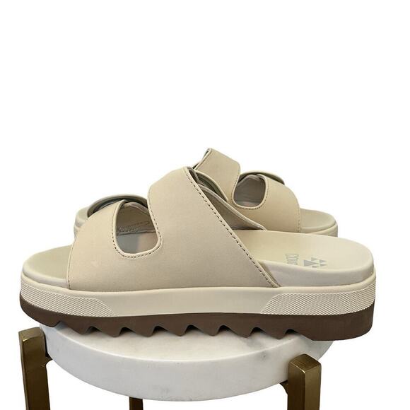 Cougar Pepa Slip On Platform Sandals Size 8 EU 38.5 Oyster Off White Womens NEW - Picture 6 of 9
